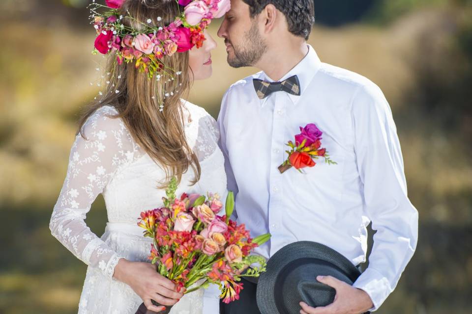 Los novios bohochic