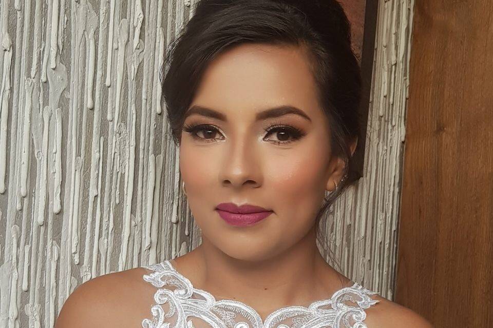 Peinado y maquillaje novia