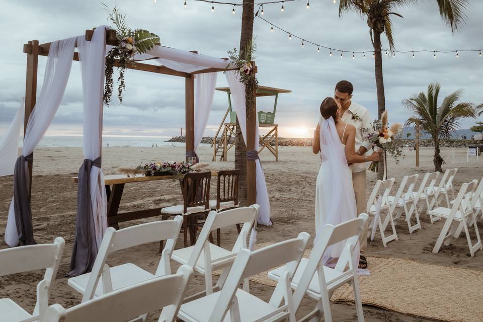 Boda en playa