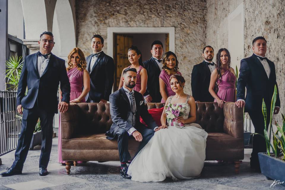 Damas y padrinos