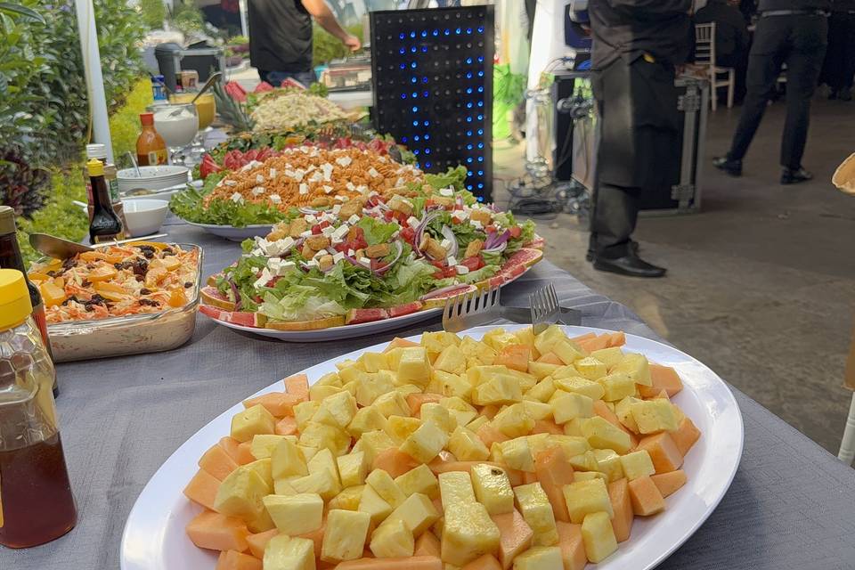 Barra de ensaladas