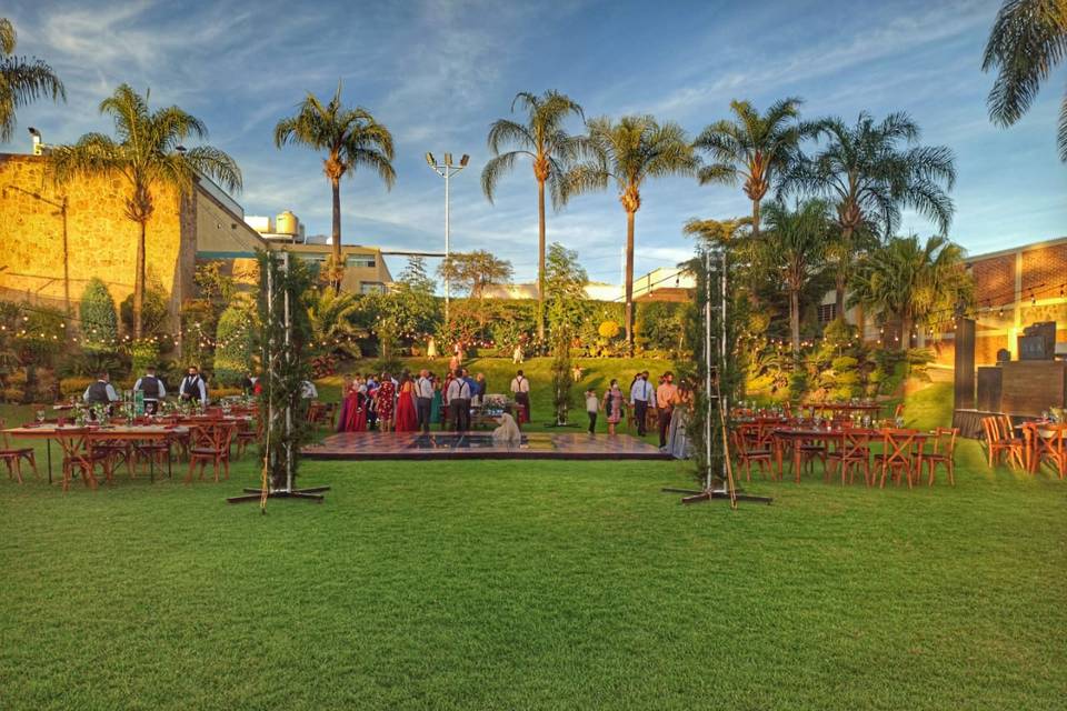 Boda en jardín