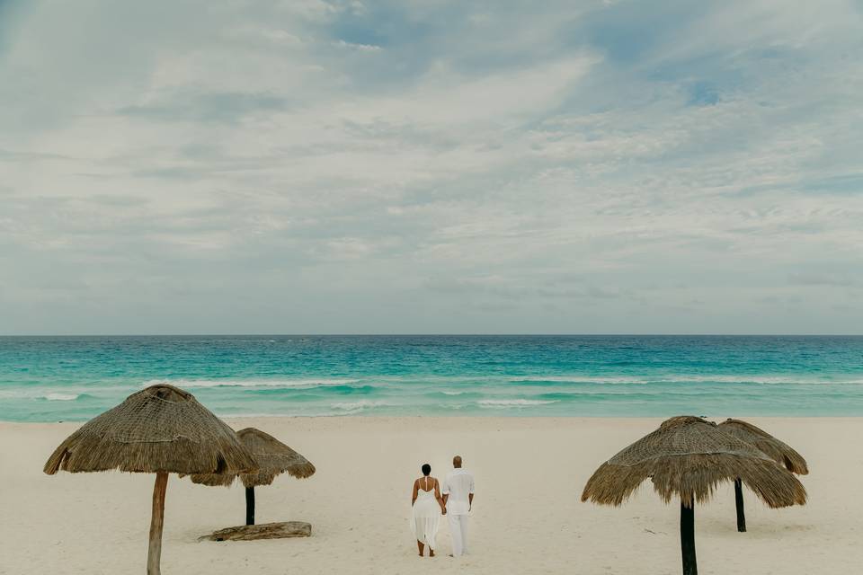 Boda en la playa Cancún