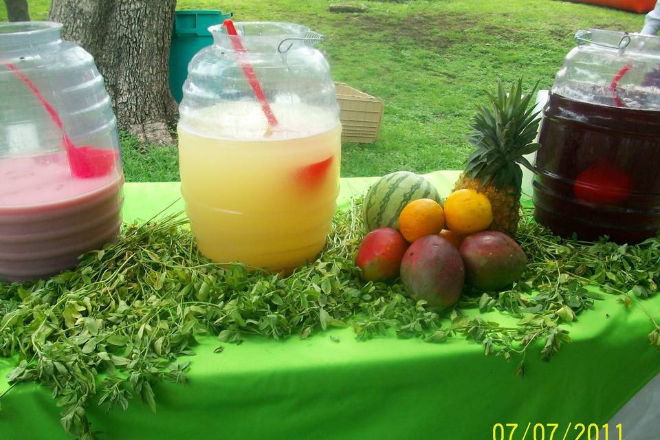 Barra de aguas frescas