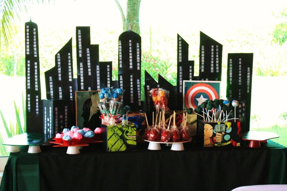 Barra de postres temáticas