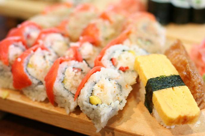 Barra de sushis