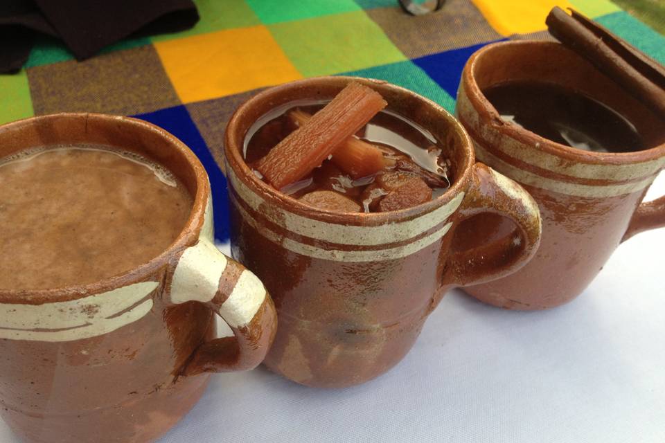 Barra de bebidas calientes