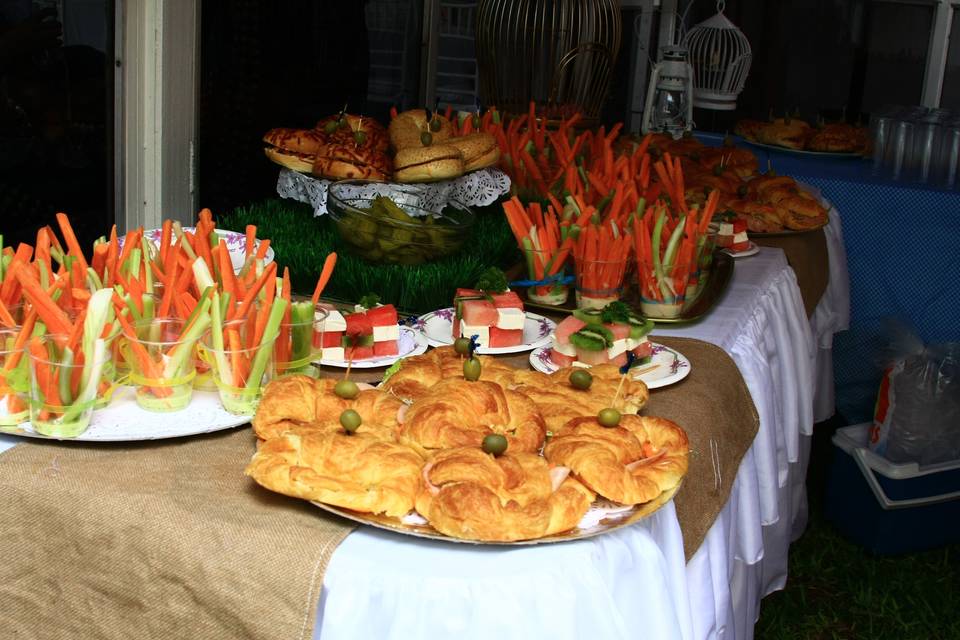 Barra de bocadillos salados