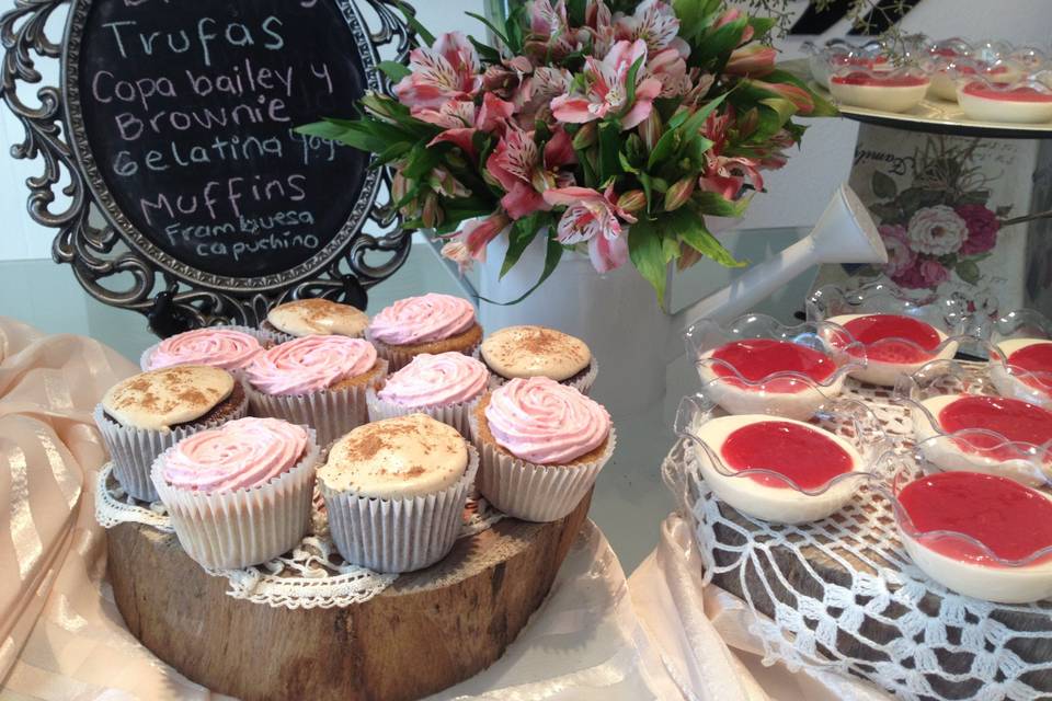 Barras de postres