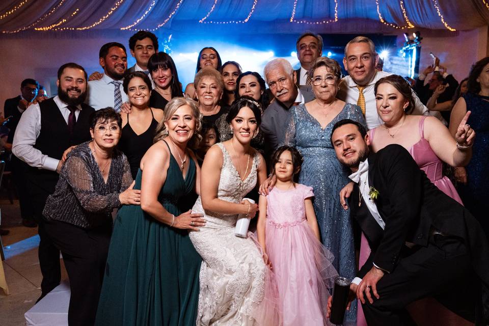 Recepción de novios
