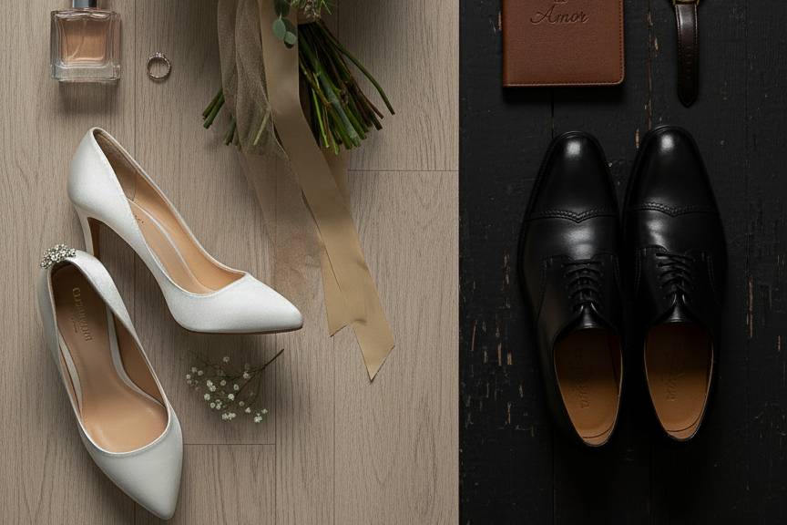 Ramo de novia y boutonniere