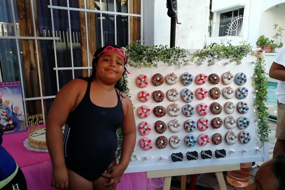 Cuadro de donas infantiles