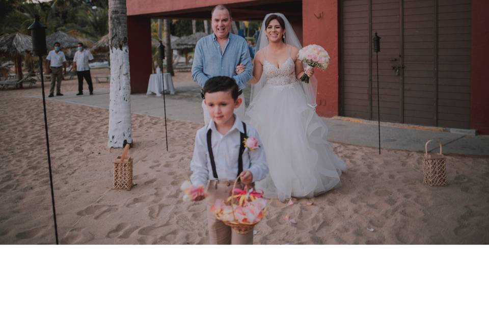 Boda en playa