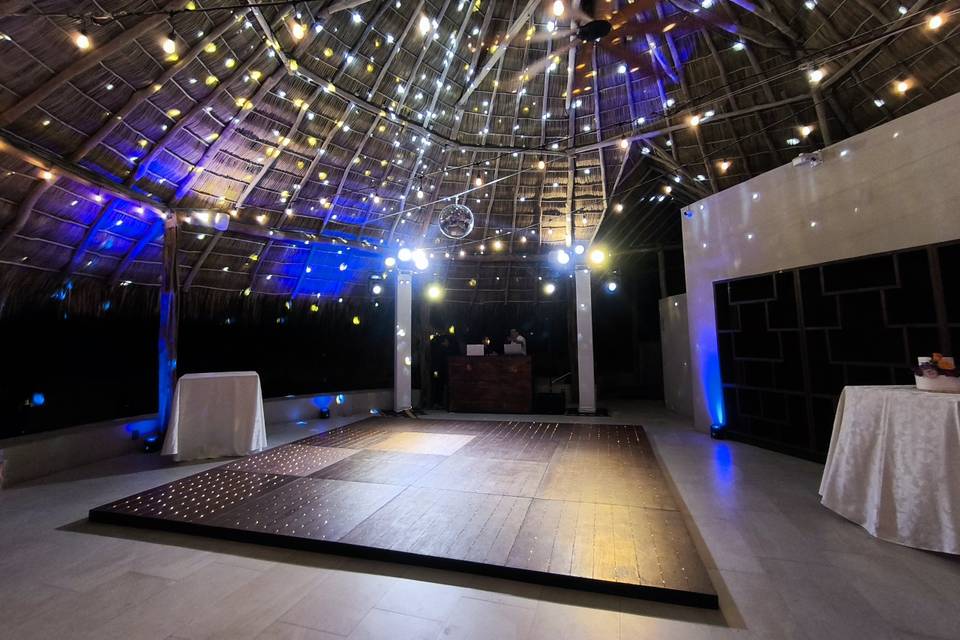 Pista de baile iluminacion
