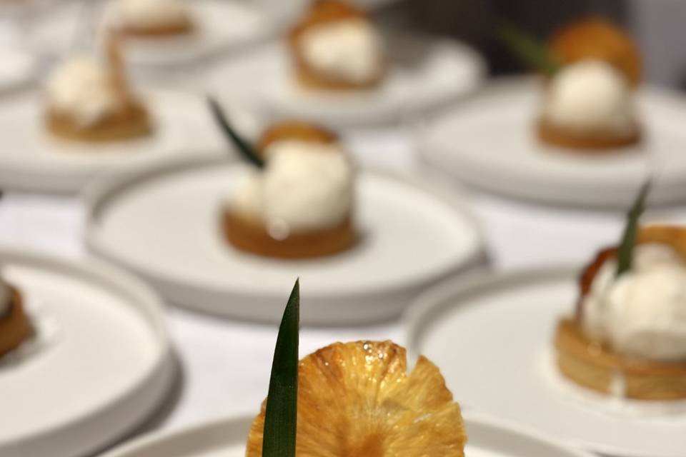 Postre de Piña y Coco
