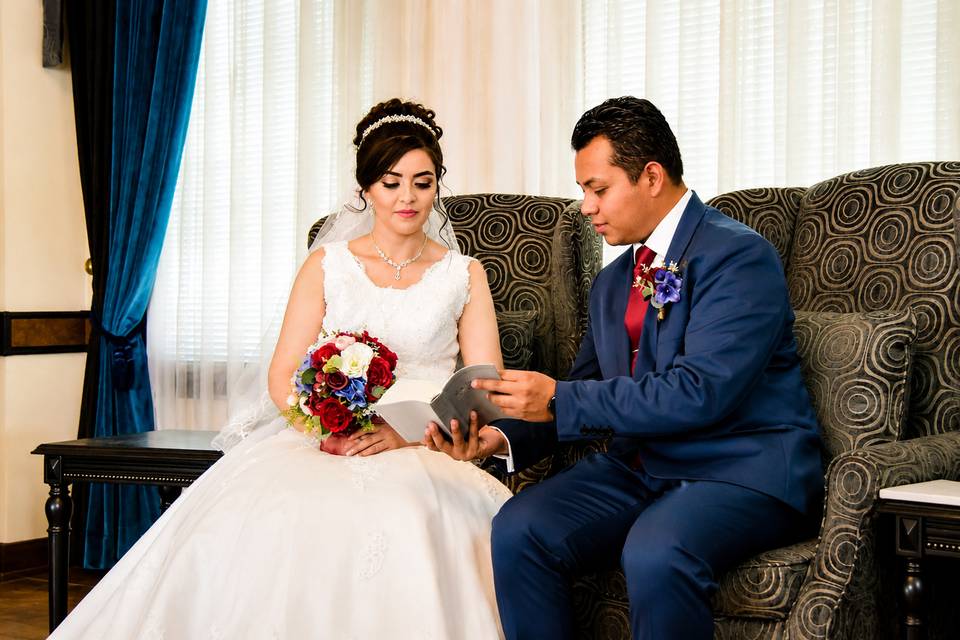 Los novios en el discurso