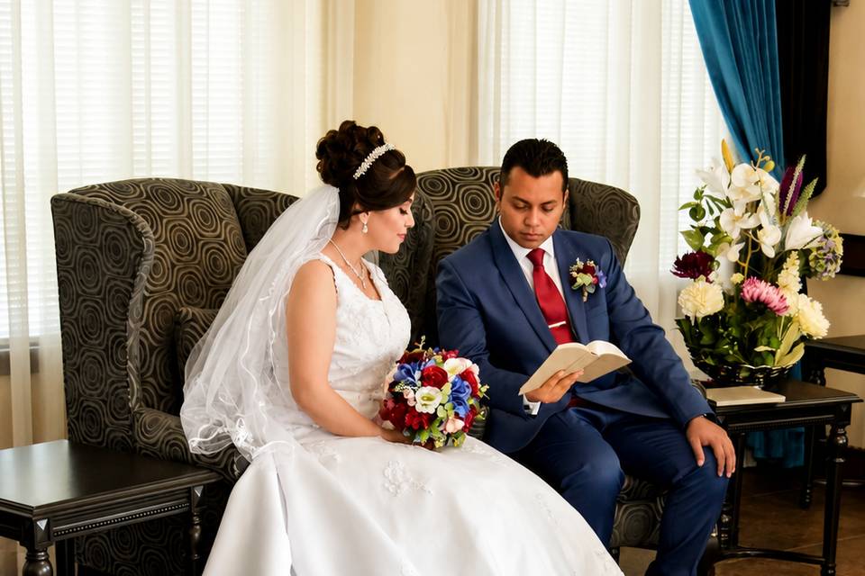 Los novios en el discurso
