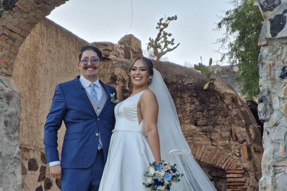 Pareja posando