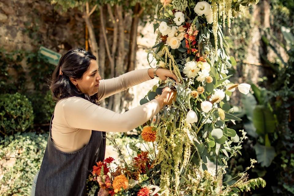 Instalaciones florales vivas