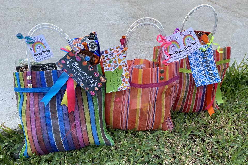 Bolsas mexicanas con dulces