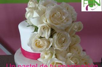 Pastel rosas