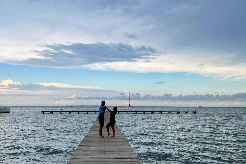 Romanticisimo en el muelle