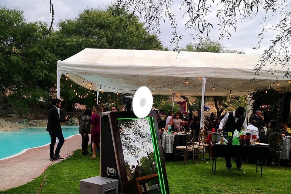 Evento en jardín