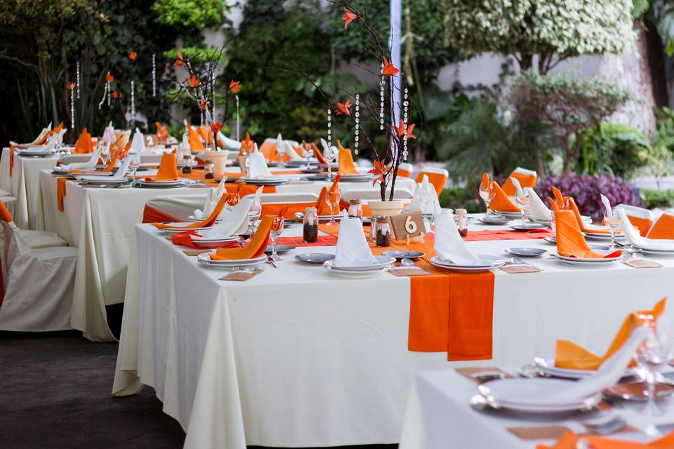 Centros de mesa boda otoñal