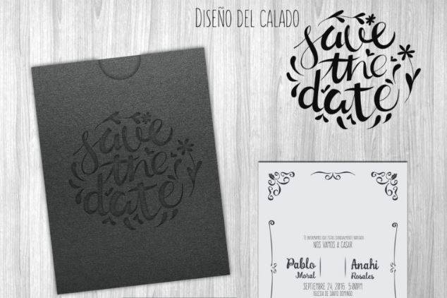 Invitación black & white