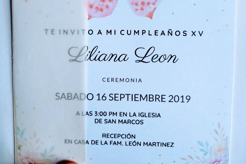 Invitación sencilla albanene