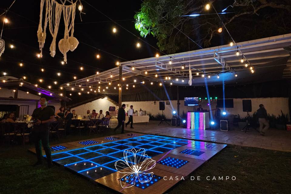 Con pista led
