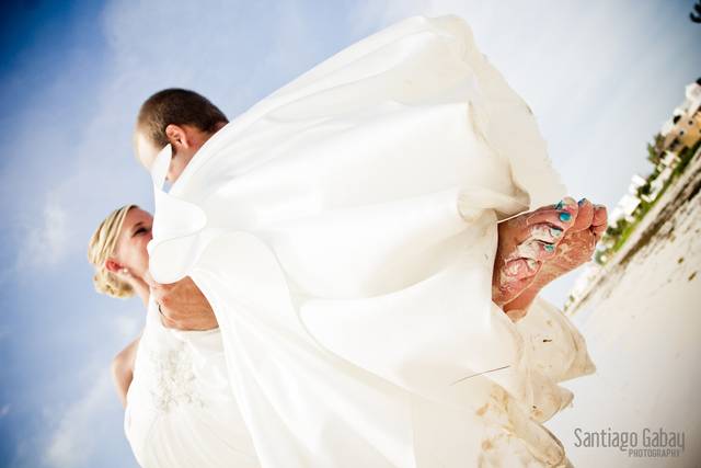 Trash the dress en la playa