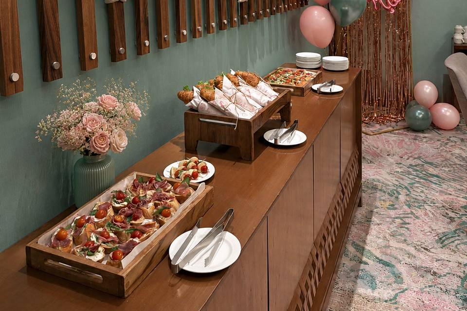 Nuestra mesa de canapés ofrece