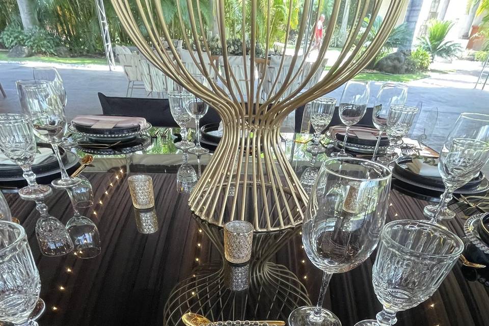 Jardín con alberca para fiestas