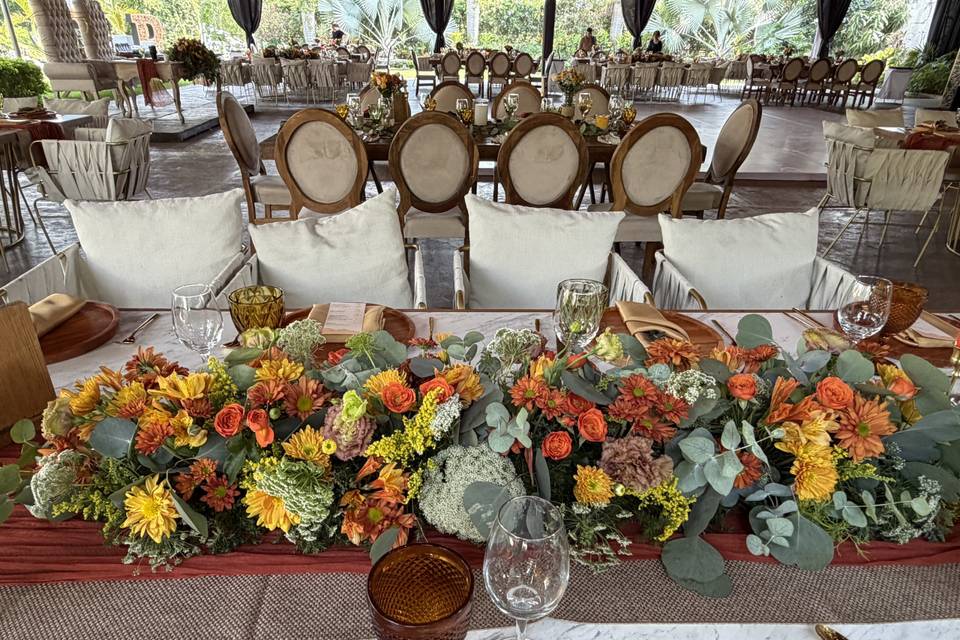 Decoración flores