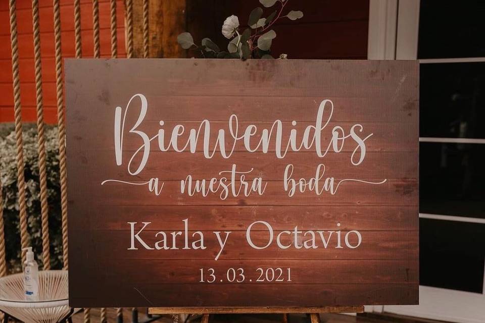 Bienvenida K+O Wedding