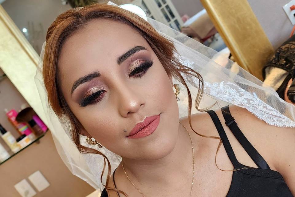 Novia maquillaje