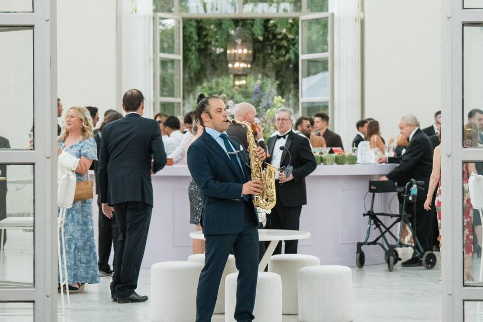 Sax ambient para cocktail