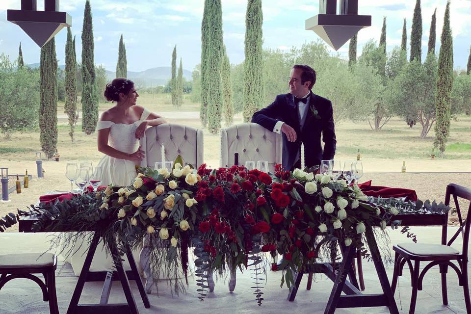 Boda en viñedo Dos Búhos