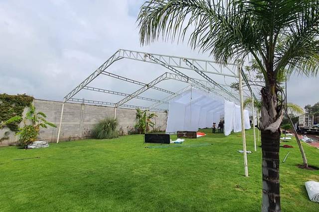 Carpas panorámicas, sin divisa