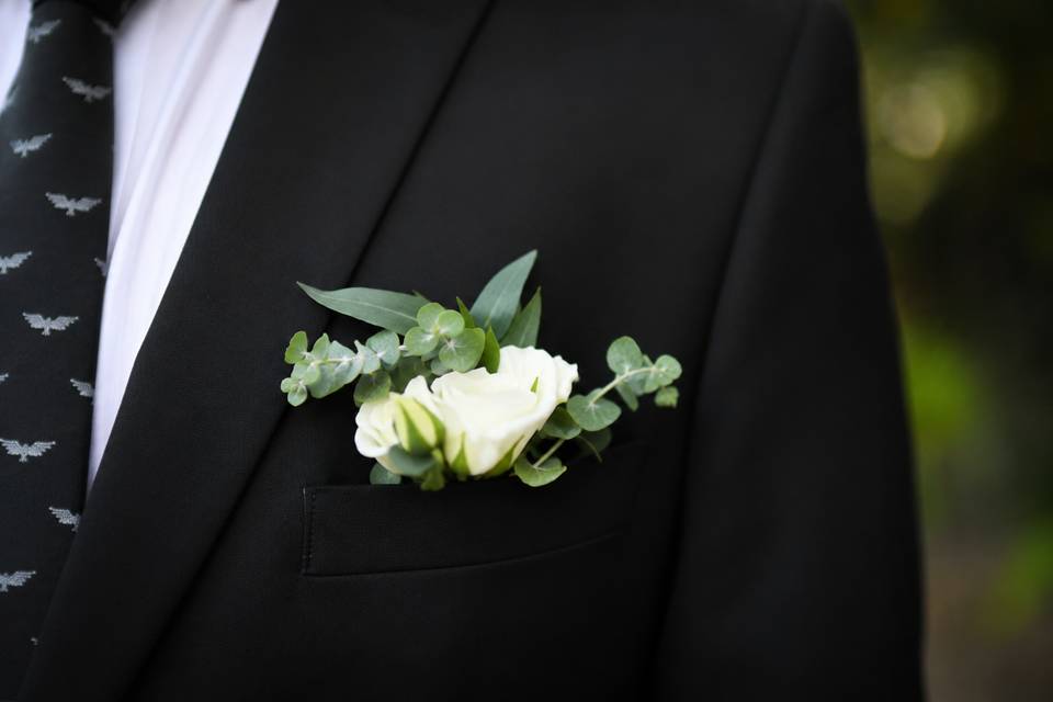 Boutonnière del novio