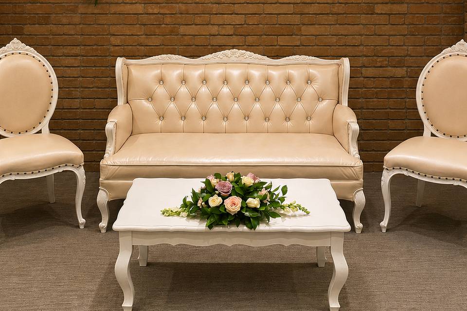 Mesa de novios elegante