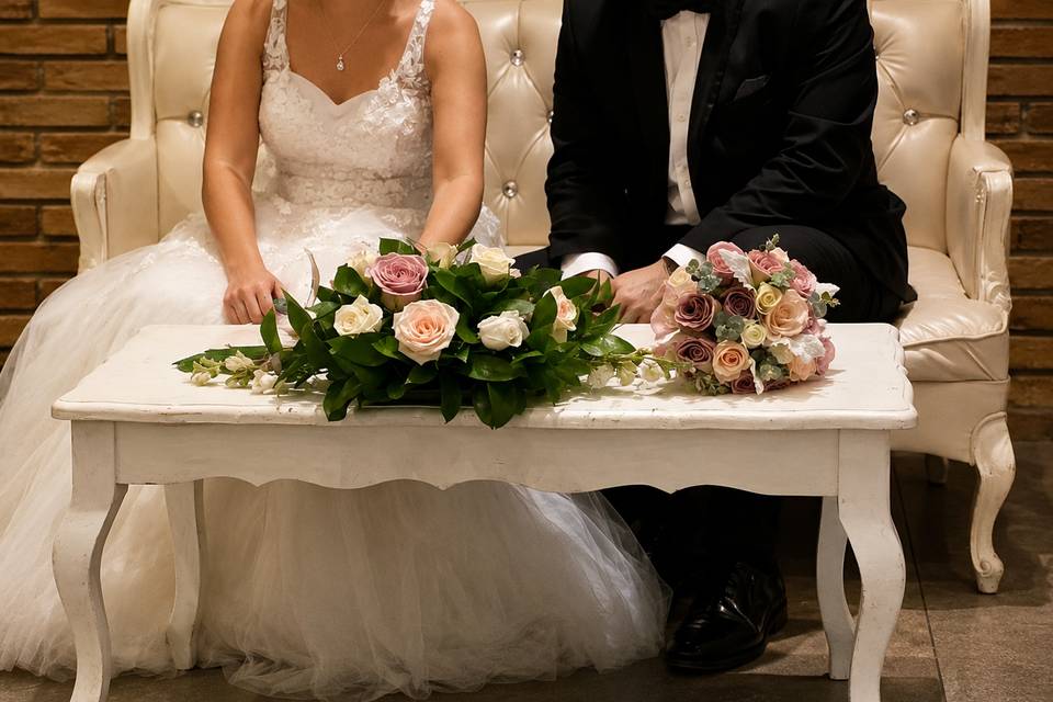 Mesa principal de novios