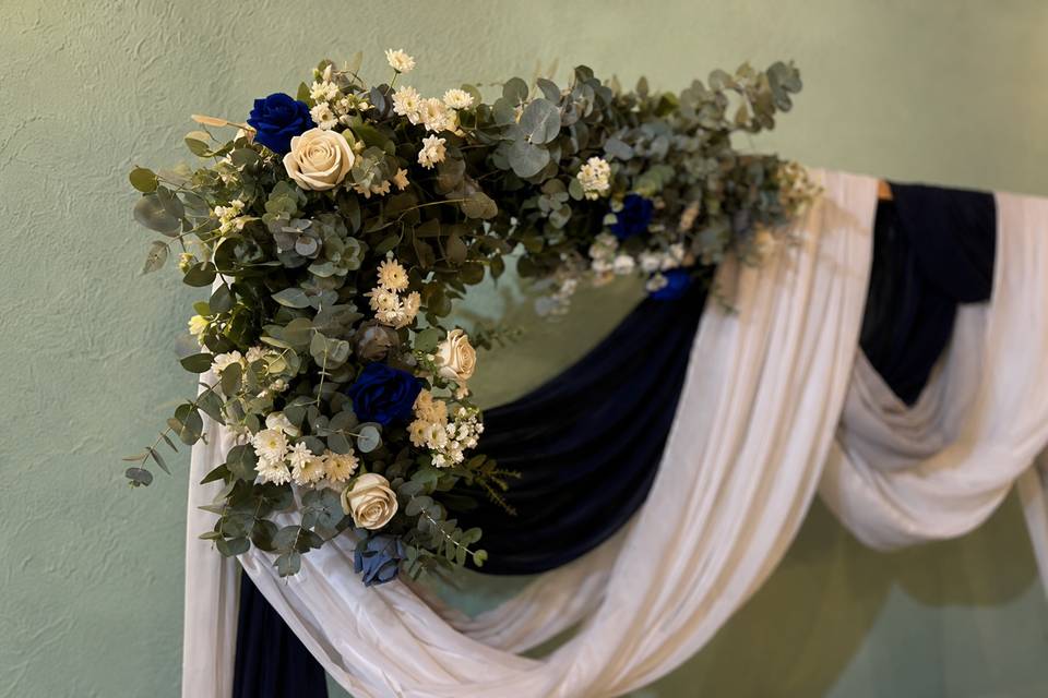 Detalle de arco floral