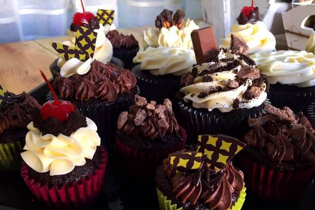 Variedad de cupcakes