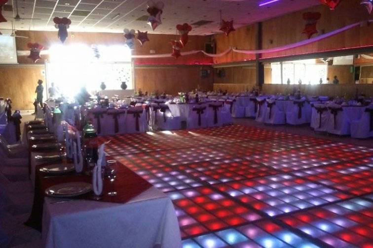 Pista de baile en el salón