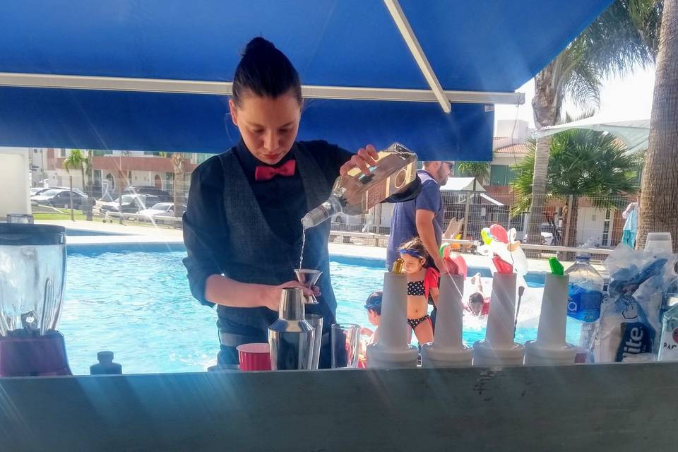 Mixologa/bartender