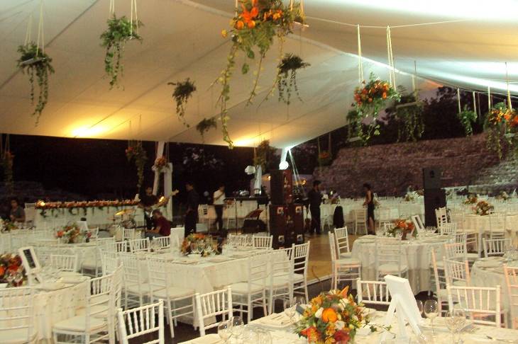 Decoración de banquete