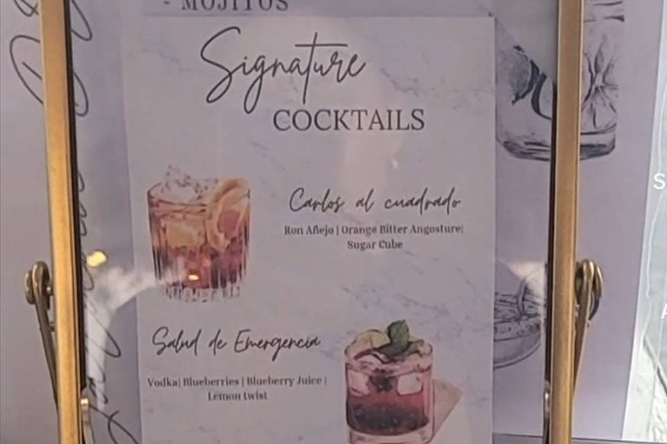 Signature cocktails