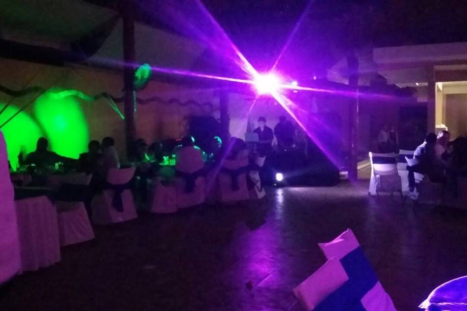 Iluminación de evento